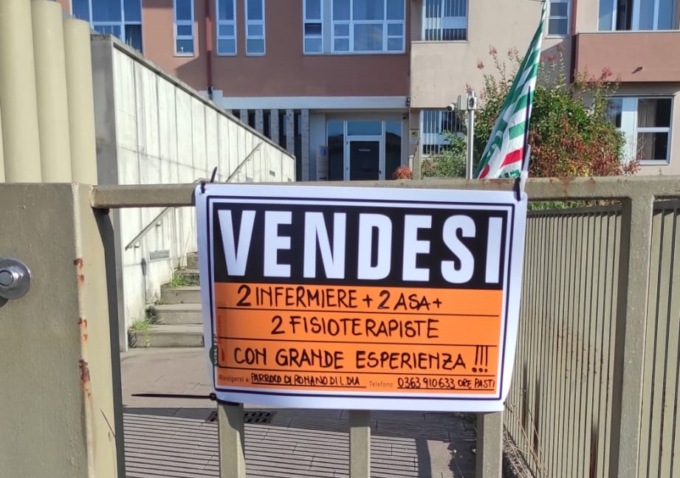 “Vendesi” dipendenti, alla “Fondazione Balicco” proteste e provocazioni