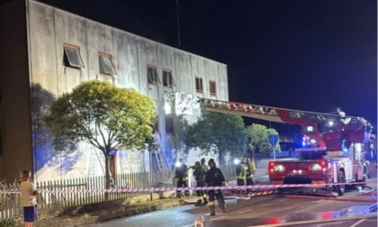 A fuoco la sede della banda di Ghisalba, danni ma nessun ferito