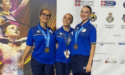 Le atlete d'oro del Twirling di Rivolta