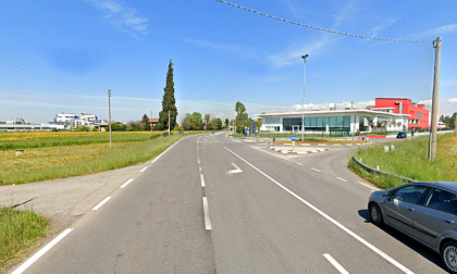 Statale 11, una rotatoria all'incrocio con via Marconi