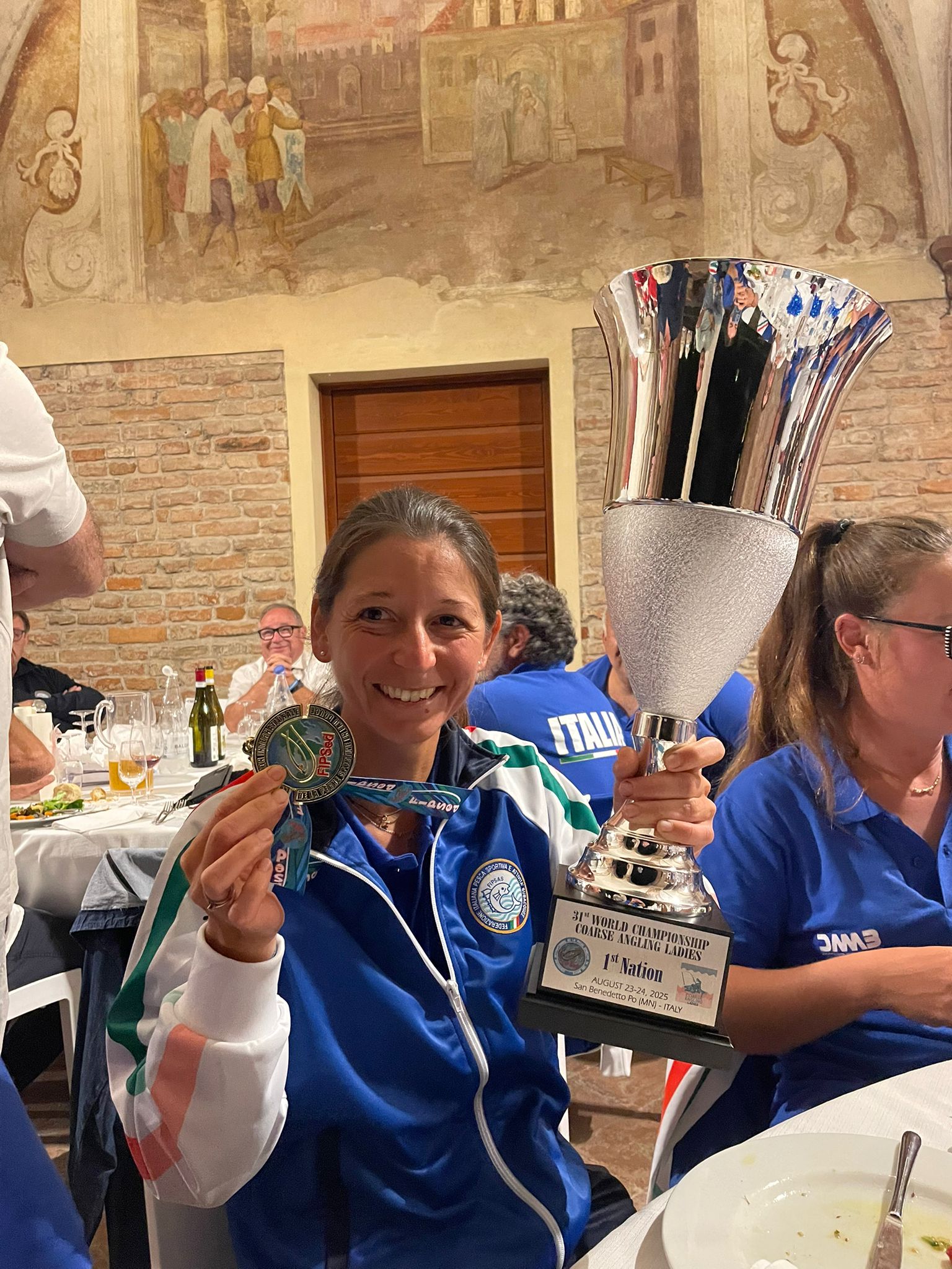 Caravaggio Alice Roglio conquista la medaglia d'oro con la Nazionale di pesca