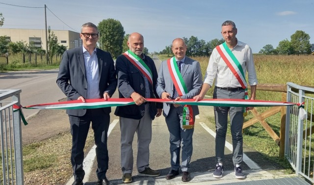 Inaugurata la ciclopedonale da Lurano e Treviglio