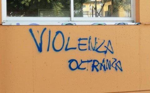 Ultras dell’Atalanta imbrattarono la mensa delle medie, denunciati dalla Polizia locale