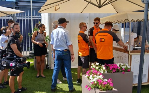 Il gelato della Bassa spopola al Gran Premio Formula 1 di Monza