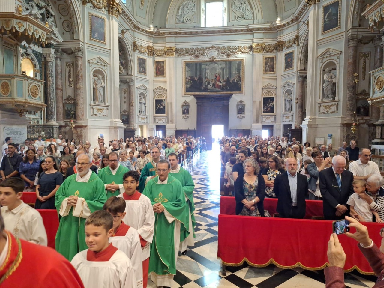 Don Davide Milani e don Francesco Beschi