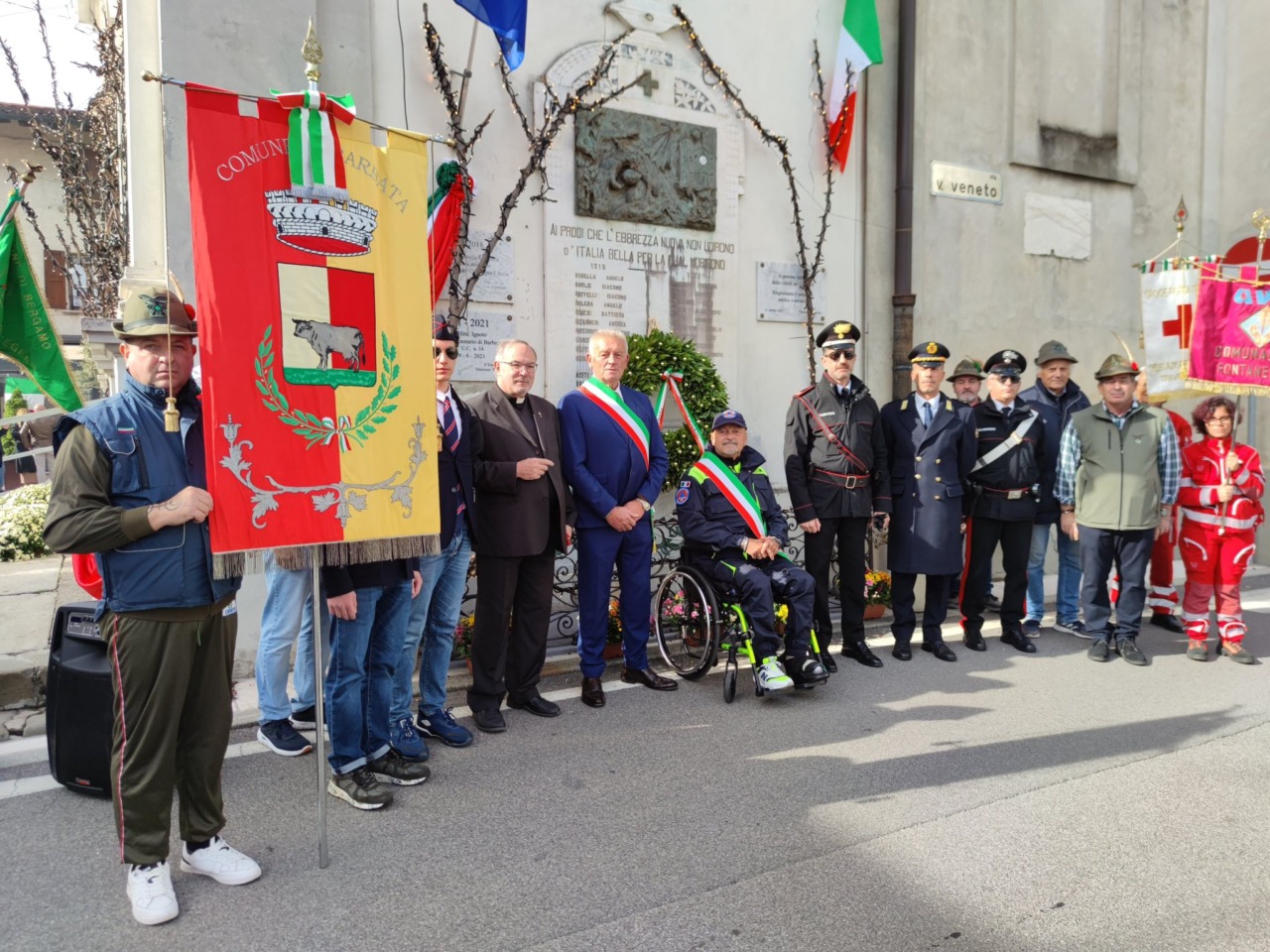 Barbata celebra i Caduti:  memoria e unità per il 107° anniversario della Vittoria della Prima Guerra Mondiale
