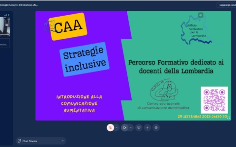Per una scuola più inclusiva, a Verdello 5000 docenti in formazione sulla Comunicazione aumentativa