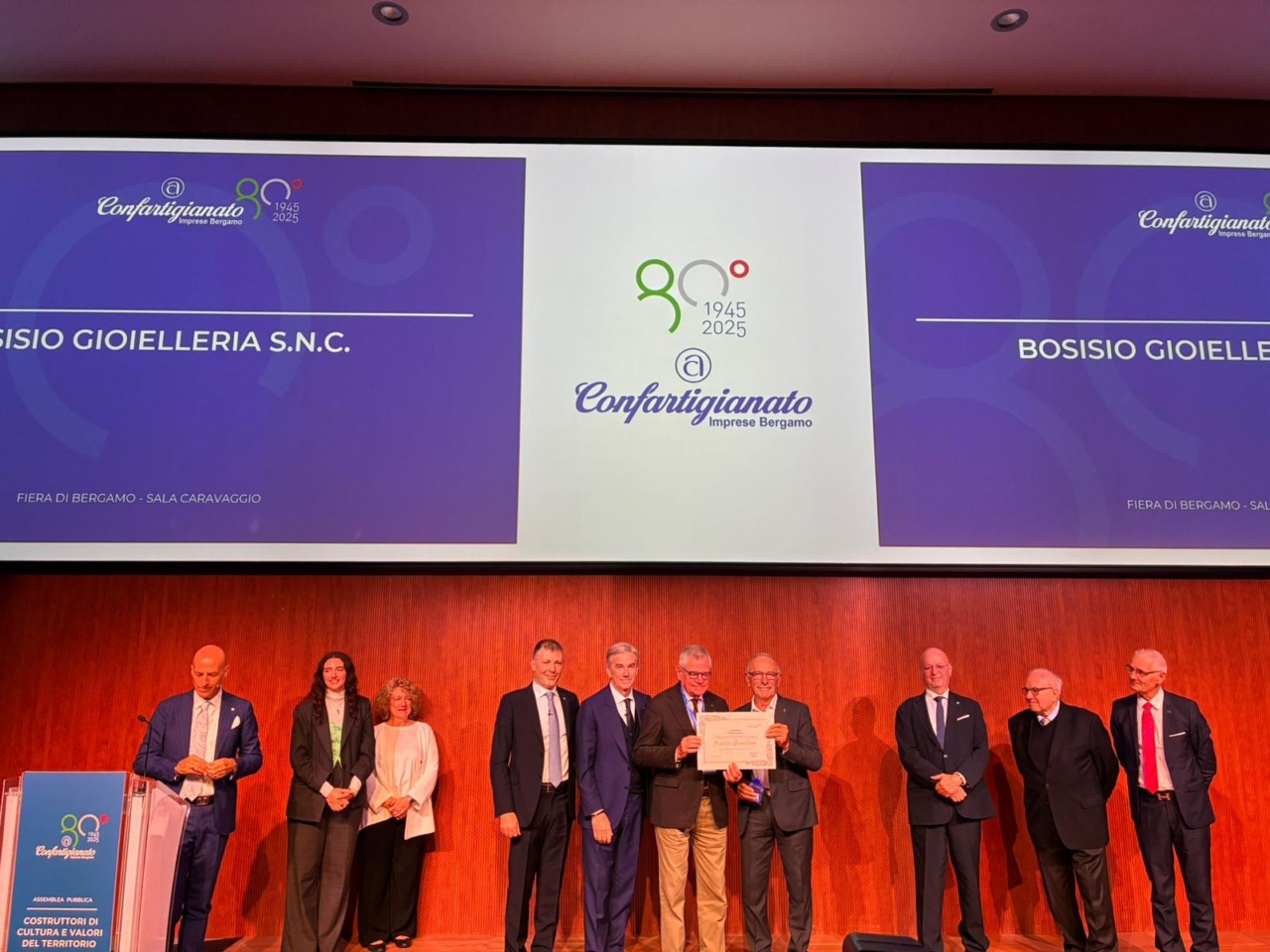 Confartigianato Bergamo 80esimo anniversario