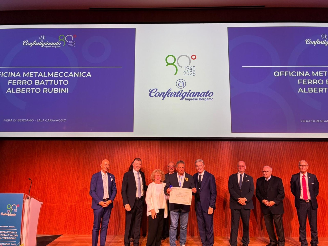 Confartigianato Bergamo 80esimo anniversario