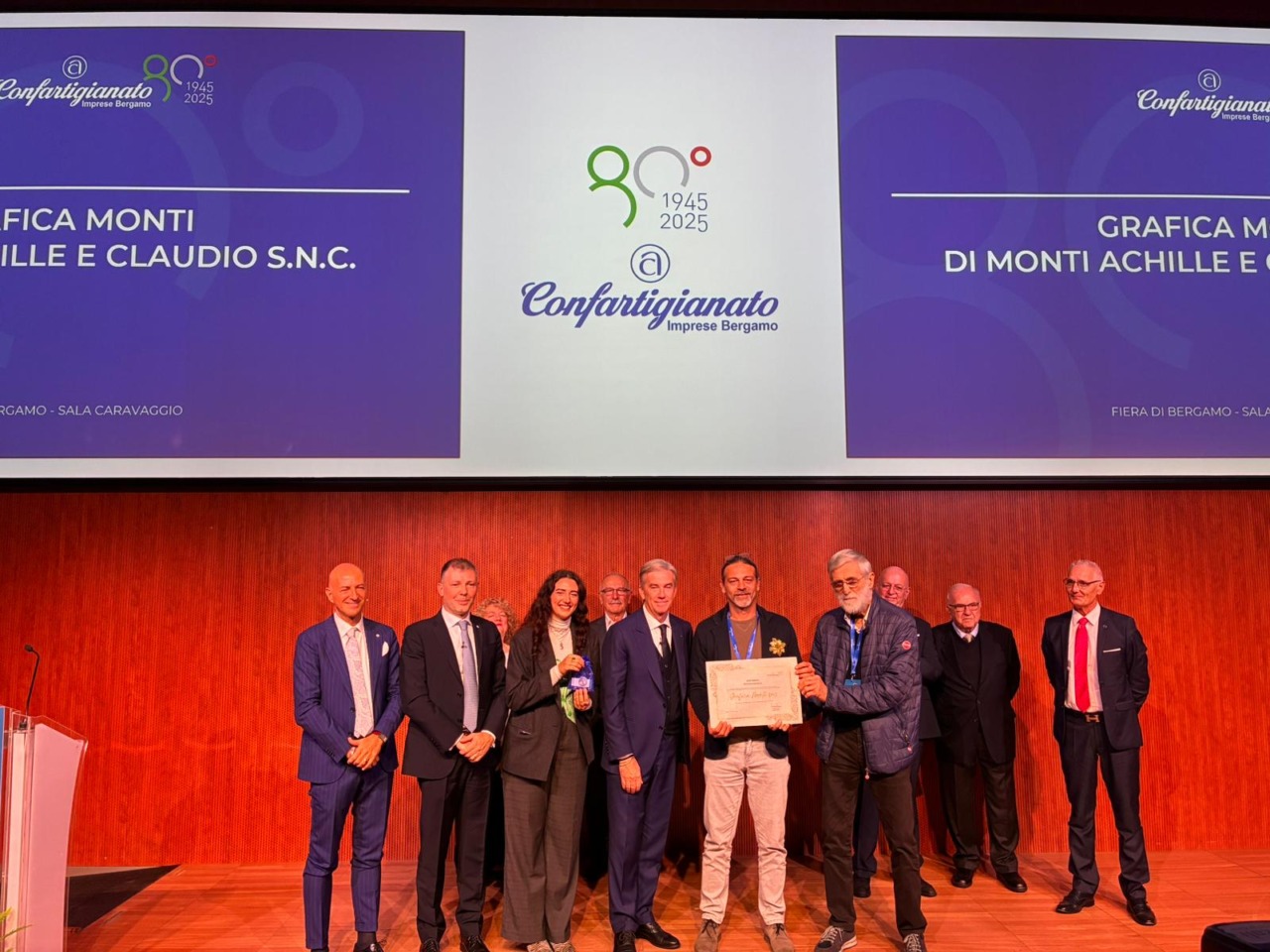 Confartigianato Bergamo 80esimo anniversario