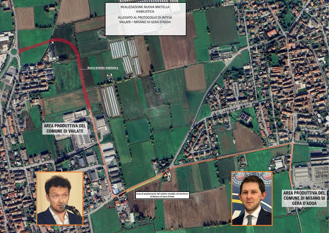 Bretella viabilistica, siglato con Vailate un protocollo d’intesa