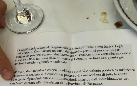 “Centrodestra unito in tutta la Bergamasca”: la cena a Roma e la firma dei leader