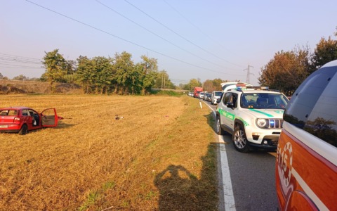 Incidente in via Romano, ferito un 45enne