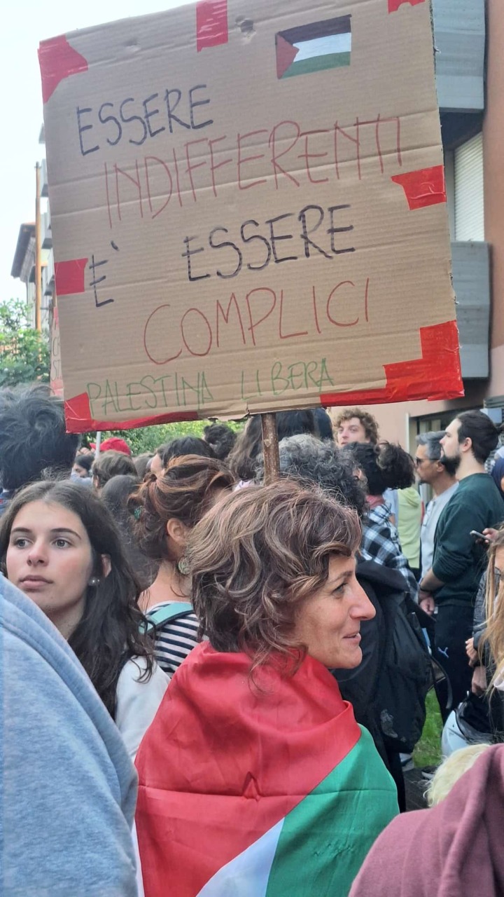 Bergamo manifestazione per Gaza
