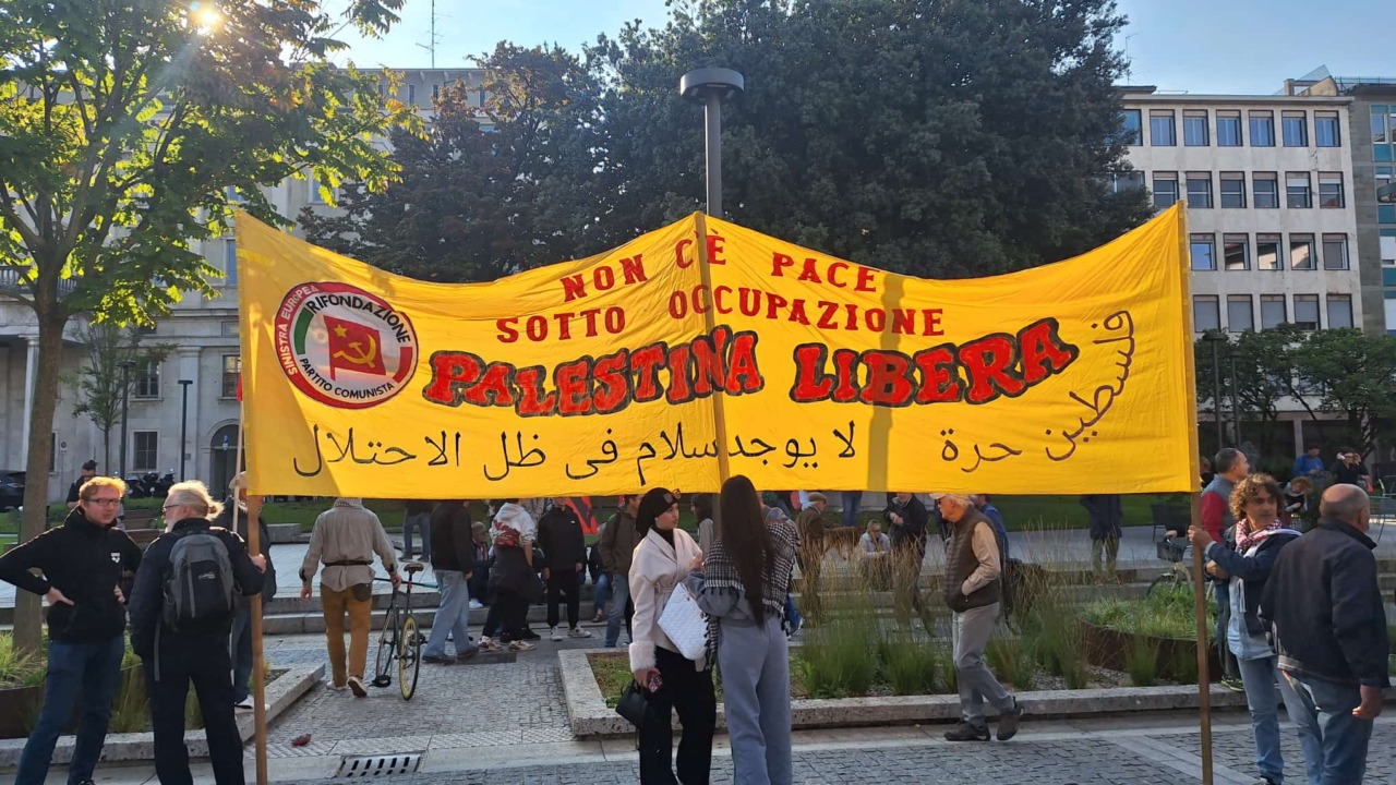 Bergamo manifestazione per Gaza