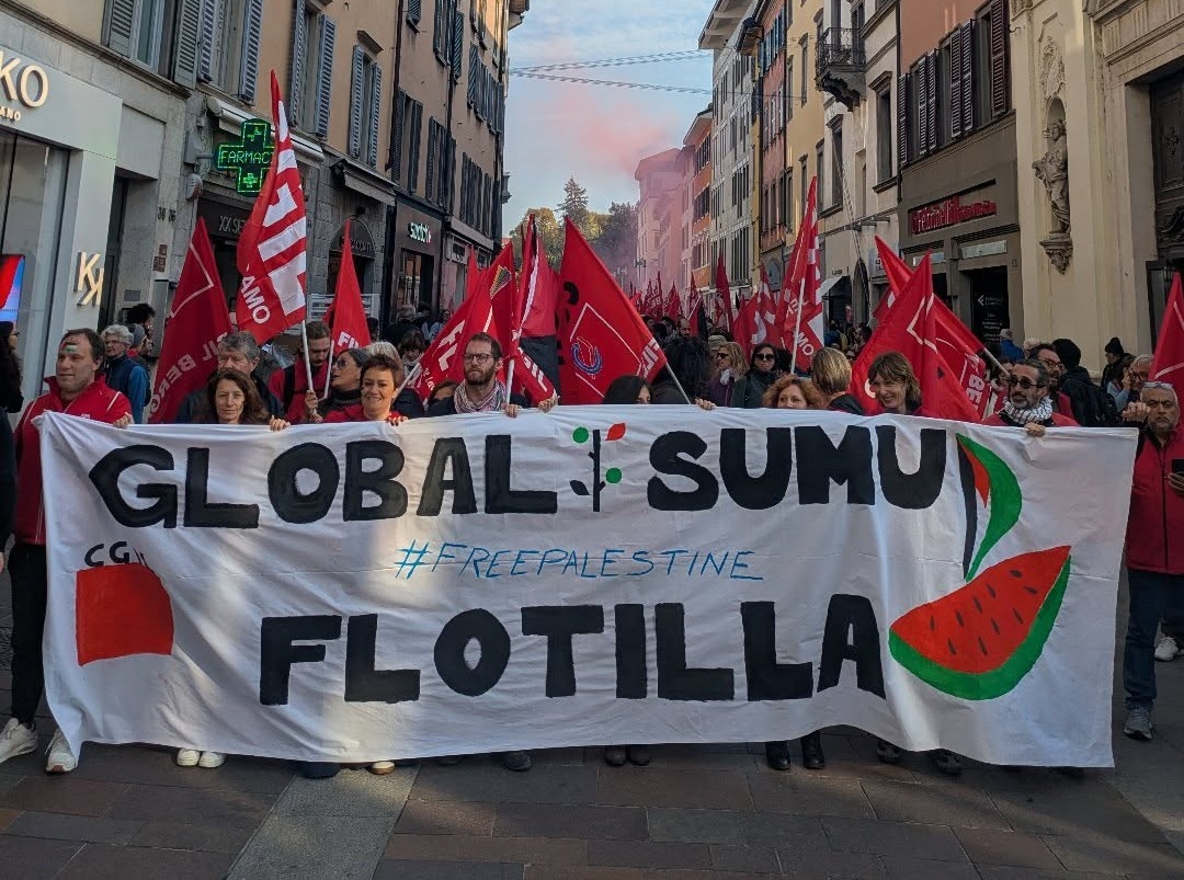 Bergamo manifestazione per Gaza