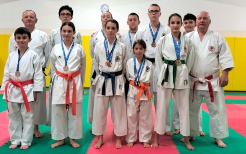 Ku Shin  Kan Karate Club Urgnano, buon bottino al Regionale ASI