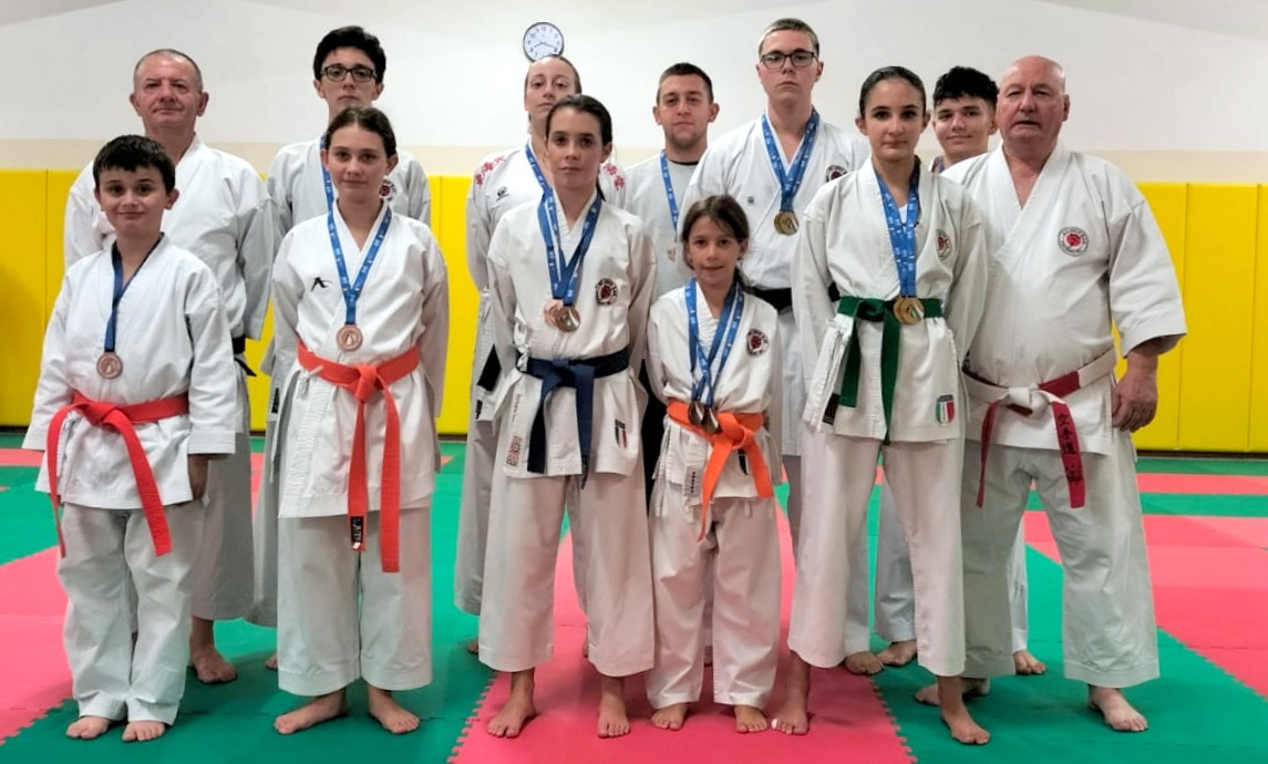 Ku Shin  Kan Karate Club Urgnano, buon bottino al Regionale ASI