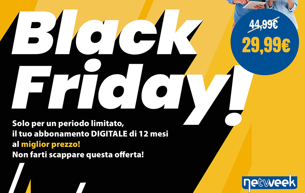 Approfitta del Black Friday e abbonati al Giornale di Treviglio con il 33% di sconto
