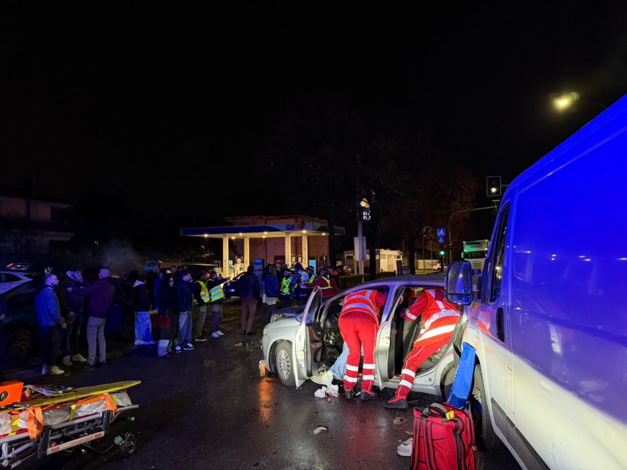 Ancora un incidente sulla “maledetta” Cremasca: feriti quattro giovani