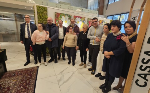 “I colori dell’anima”, i ragazzi speciali di “Ci sono anch’io” in mostra alla Bcc
