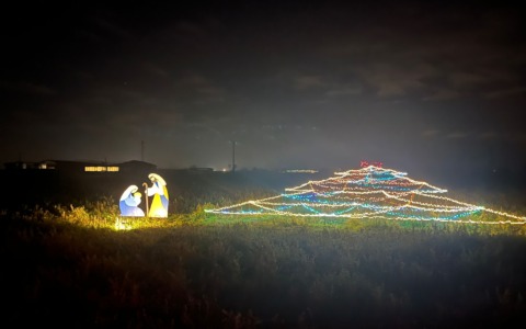 Un maxi albero di Natale sull’esempio di Gubbio