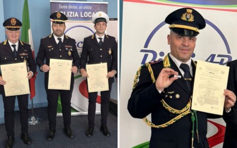 Polizia locale, dieci agenti bergamaschi premiati al convegno di Riccione
