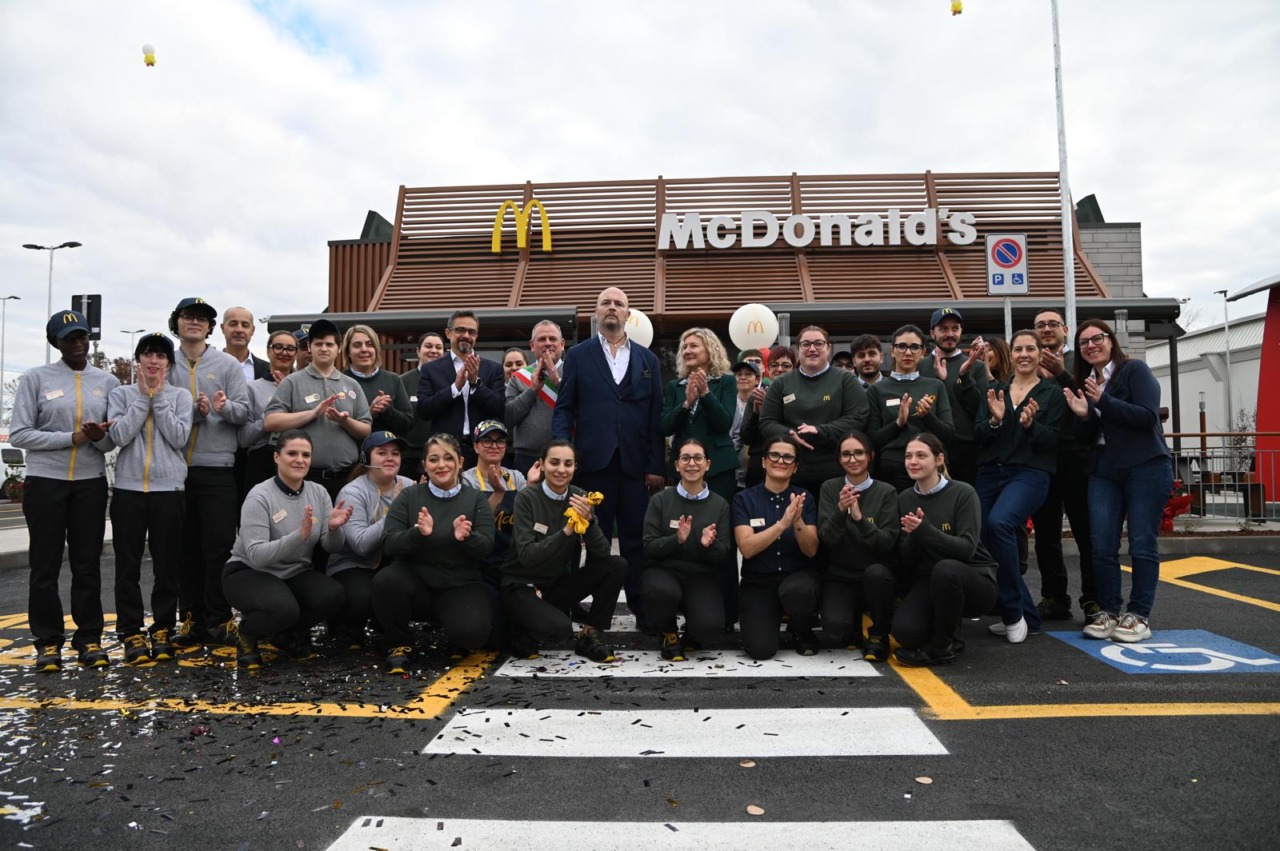 Inaugurato oggi a Verdello l’ottocentesimo McDonald’s