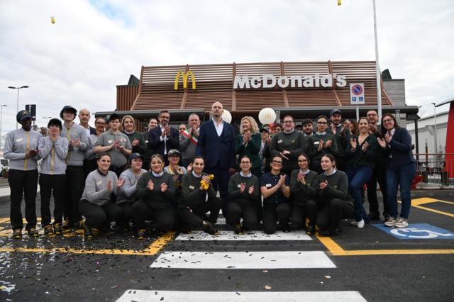 Inaugurato oggi a Verdello l’ottocentesimo McDonald’s
