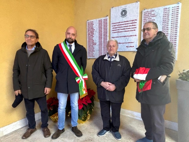 Svelate le lapidi dedicate alle 54 vittime bergamasche del bombardamento di Dalmine