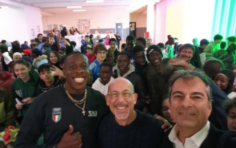 Emmanuel Ihemeje torna a scuola, dagli Usa a Zingonia dove tutto ha avuto inizio