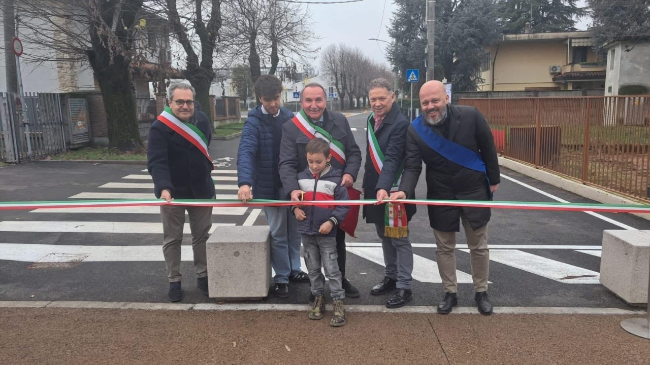 Cividate investe sul futuro: inaugurate viale Rimembranze e la nuova mensa scolastica