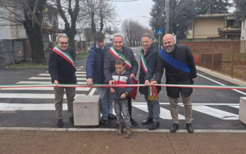 Cividate investe sul futuro: inaugurate viale Rimembranze e la nuova mensa scolastica
