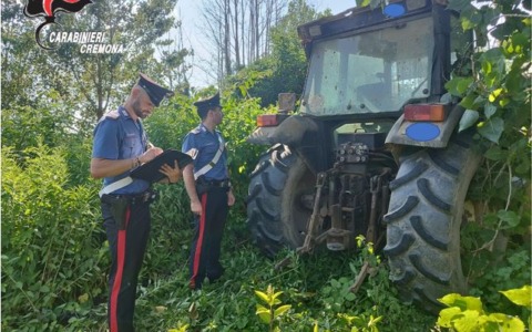 Ladri di trattori, tre denunciati per sei furti nelle campagne cremasche
