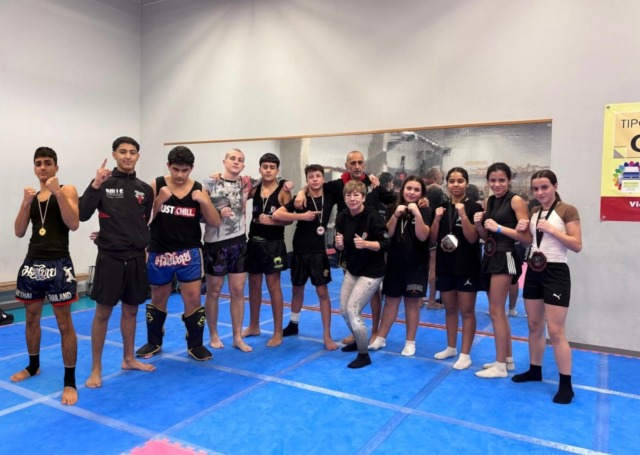 Fontanella capitale dei fighter: pioggia di titoli europei per la Muay Thai Fighting Academy