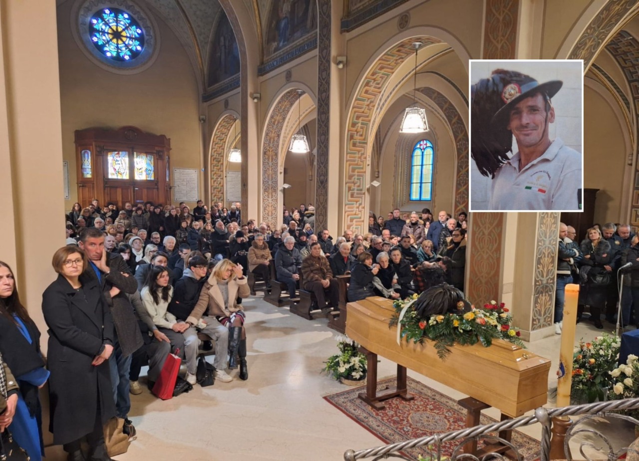 Basella si ferma per dire addio al fiero bersagliere Drago