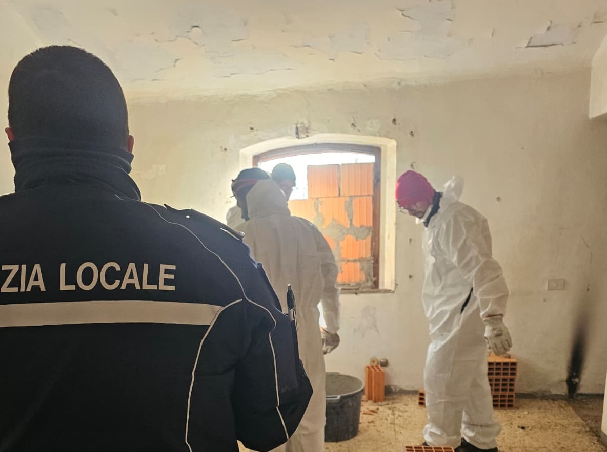 Messa in sicurezza e chiusura della casa cantoniera di Via F.lli Cairoli: ripristinate legalità e decoro