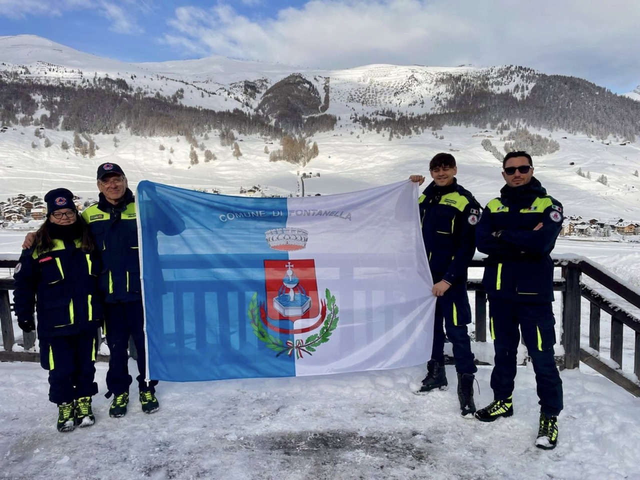 Fontanella, rientrati i volontari della Protezione Civile in servizio a Livigno per le Olimpiadi