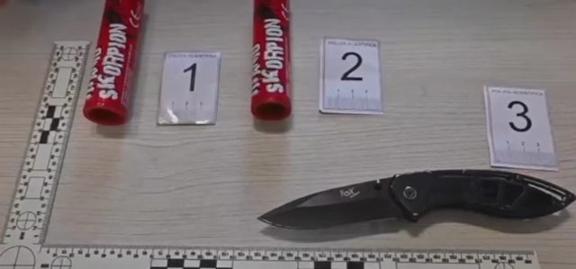 Atalanta-Juventus, due bombe carta e un coltello sequestrati nel settore ospiti