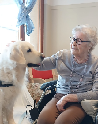 Riparte la pet therapy alla Rsa Aresi