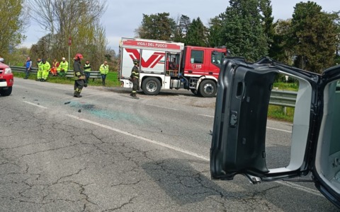 Doppio incidente a pochi chilometri di distanza: traffico in tilt tra Fara Olivana e Romano