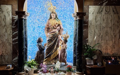 A Pasquetta la statua della Madonna se ne va a Urgnano: fedeli contrariati a Basella
