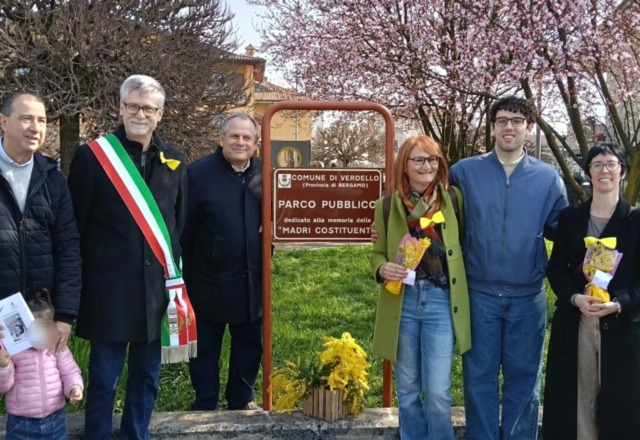 Un parco pubblico per omaggiare le “Madri Costituenti”: “Un segnale inclusivo e trasversale”