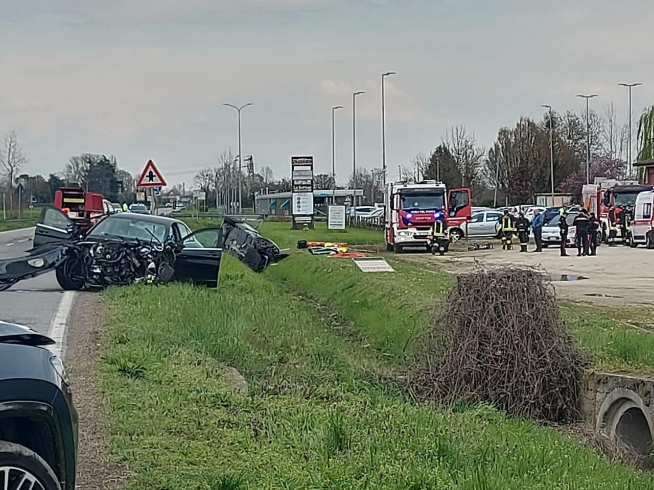 Schianto sulla Rivoltana a Caravaggio, ci sono vittime