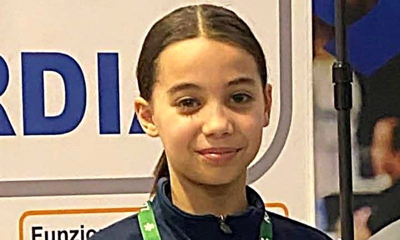 Scuola Italiana Karate Arcene sul podio regionale con Emily Quinti