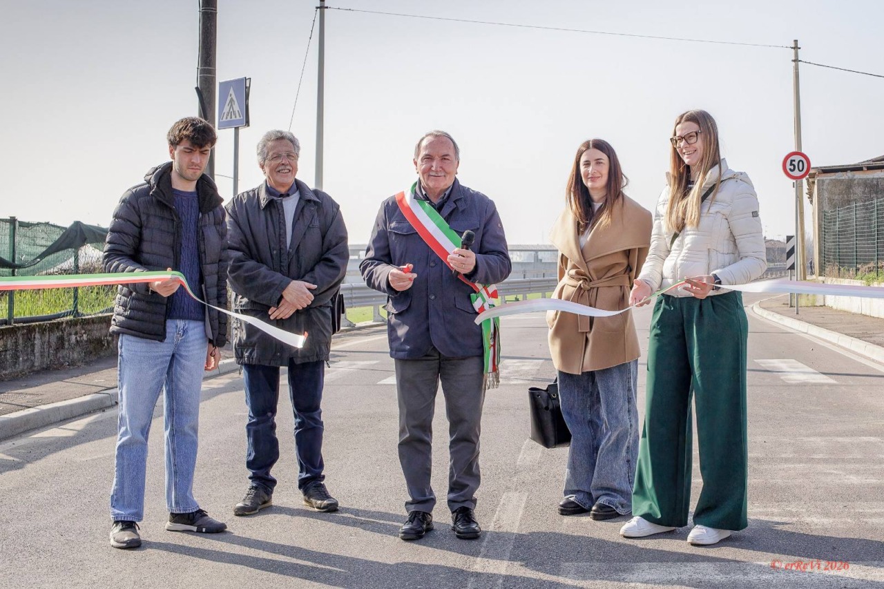 Nuova via San Giorgio, Cividate inaugura la strada raddoppiata e più sicura