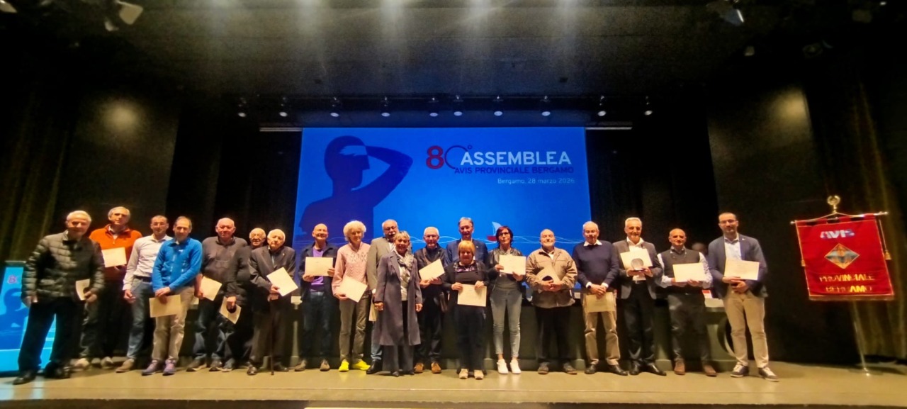 Avis provinciale, l’80esima assemblea annuale premia i soci benemeriti