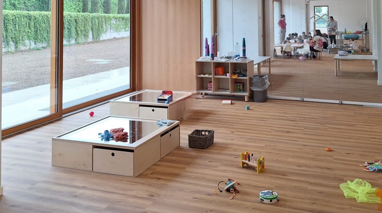 Al nuovo nido accolti i primi 40 bimbi, inaugurazione ufficiale a settembre