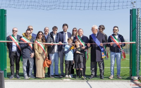 Nuovo campo sportivo a Cividate: inaugurata la struttura per i giovani
