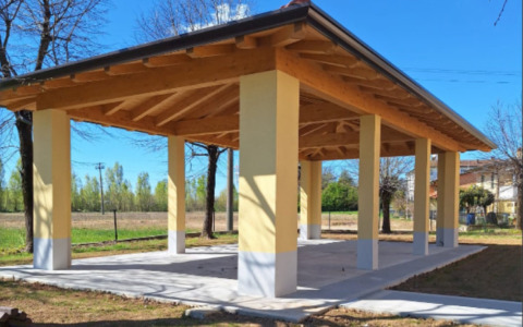 Scuola di Masano, consegnata la nuova aula all’aperto